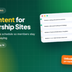 Drip content: what it is and how to schedule lessons for members