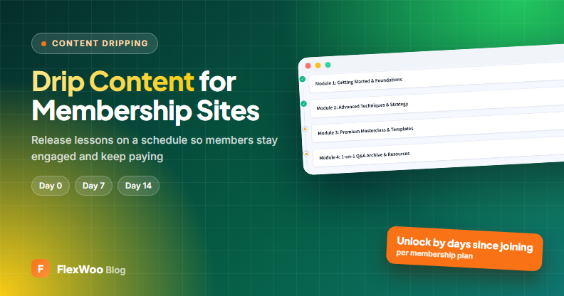 Drip content: what it is and how to schedule lessons for members