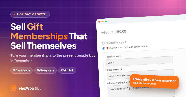How to sell gift memberships and make them your holiday bestseller